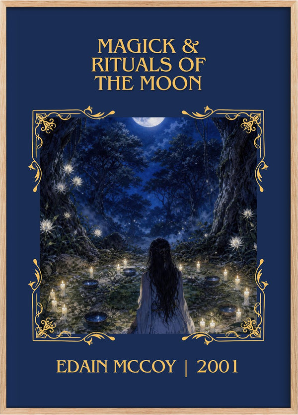 Magick & rituals of the moon Classic Book Art Print by Edain McCoy