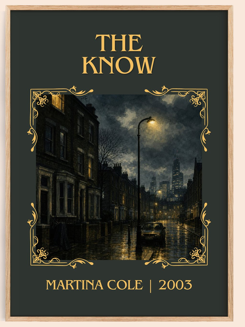 The Know Classic Book Art Print by Martina Cole – book poster