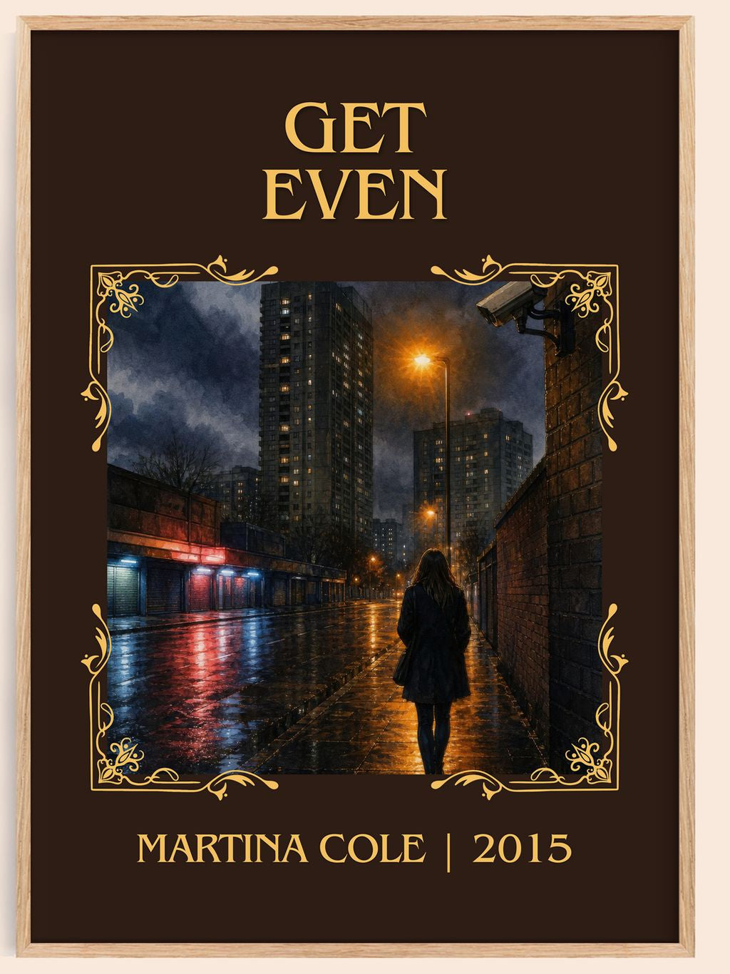 Get Even Classic Book Art Print by Martina Cole – book poster