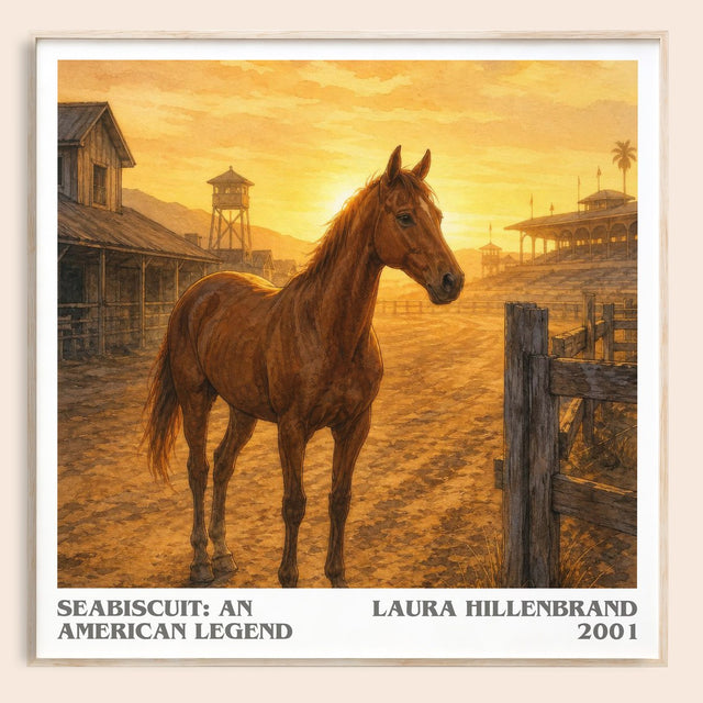 Seabiscuit: An American Legend Literary Art Print by Laura Hillenbrand