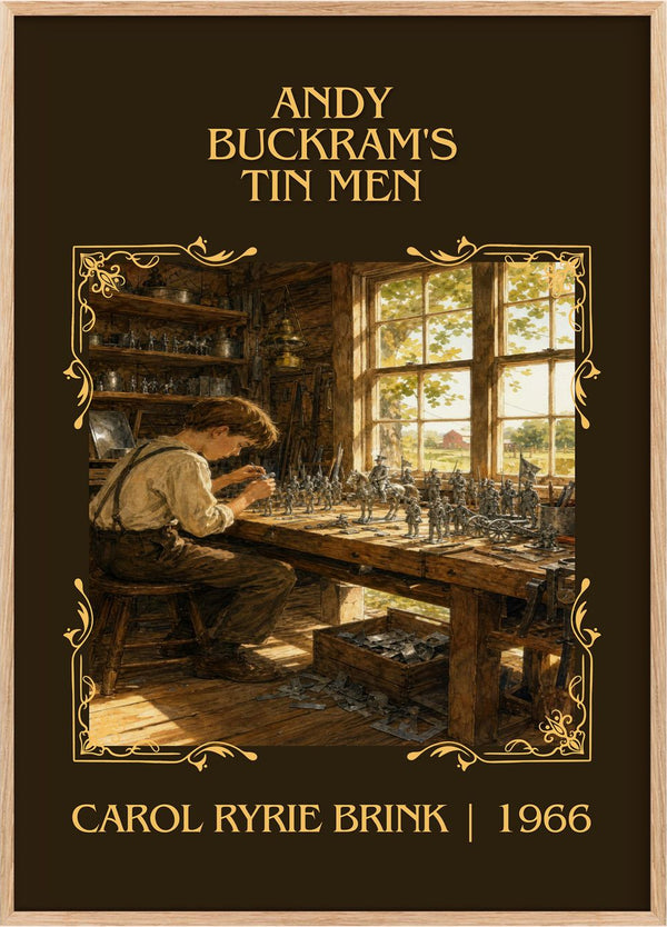 Andy Buckram's Tin Men Classic Book Art Print by Carol Ryrie Brink