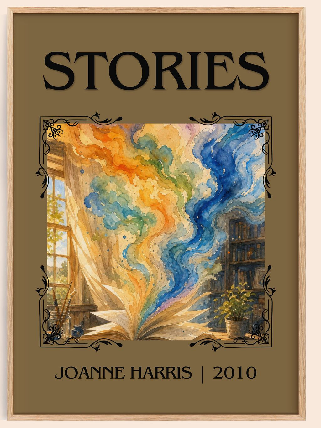 Stories Classic Book Art Print by Joanne Harris – book poster