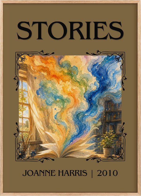 Stories Classic Book Art Print by Joanne Harris