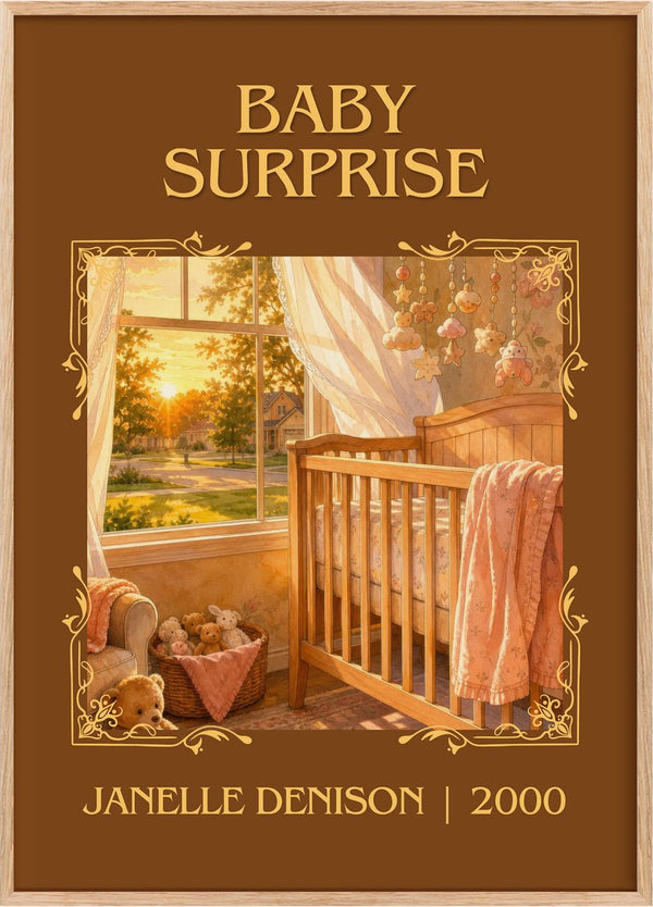 Baby Surprise Classic Book Art Print by Janelle Denison
