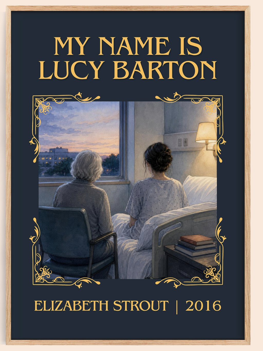 My Name is Lucy Barton Classic Book Art Print by Elizabeth Strout – book poster