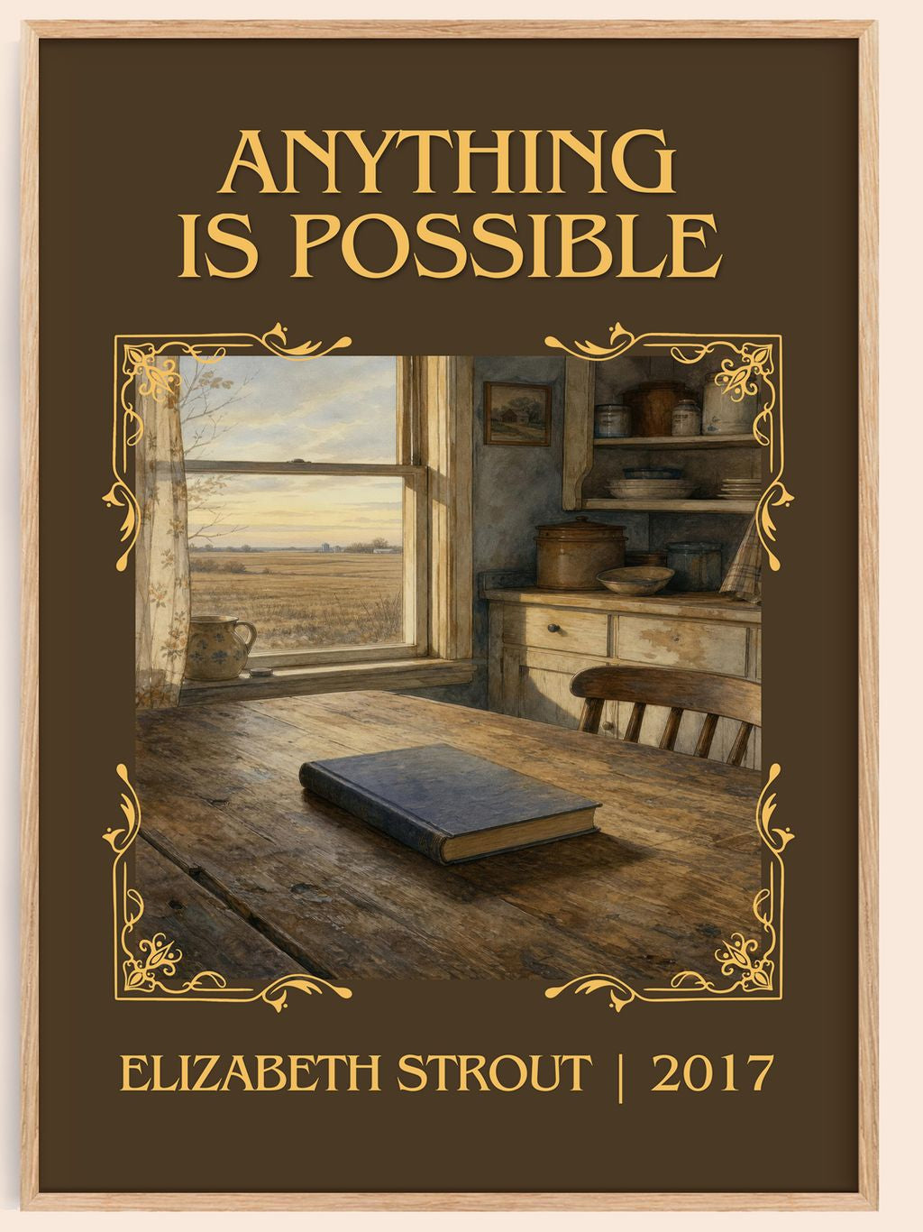 Anything is possible Classic Book Art Print by Elizabeth Strout – book poster