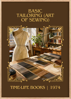 Basic Tailoring (Art of sewing) Classic Book Art Print by T. Books