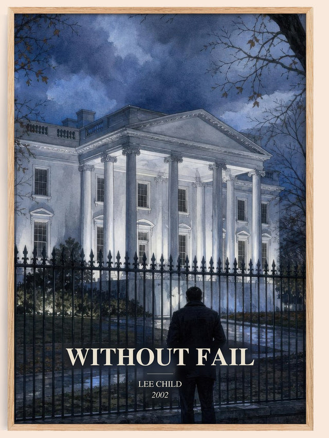Without Fail Book Watercolour Illustration by Lee Child