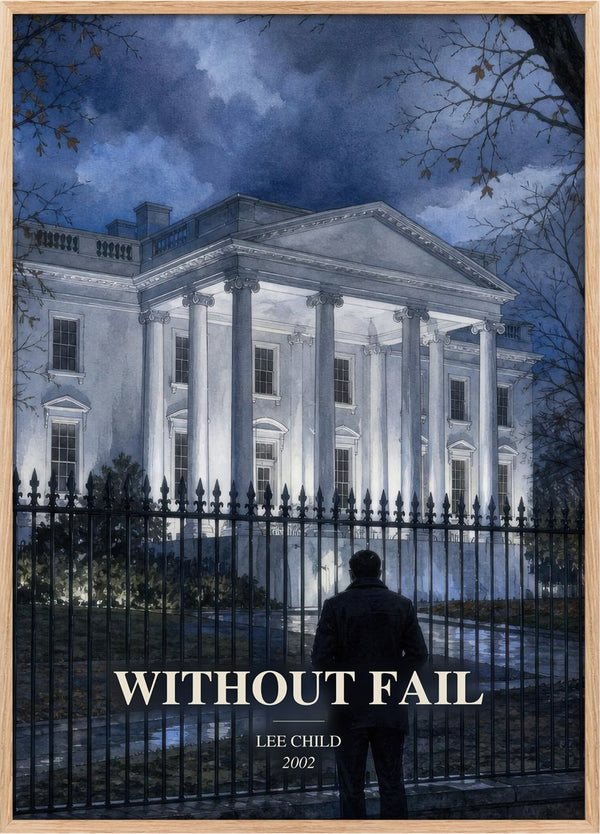 Without Fail Book Watercolour Illustration by Lee Child