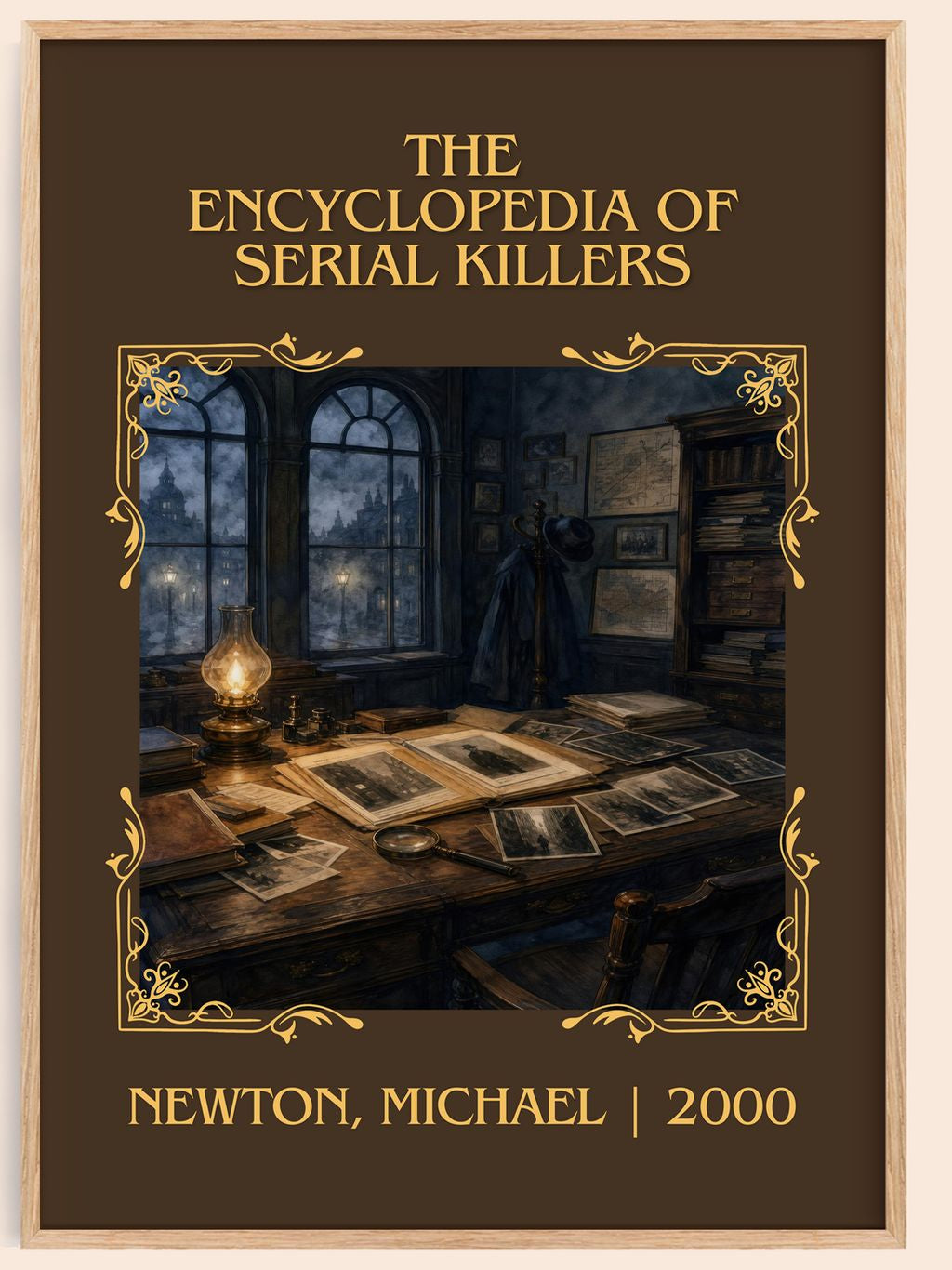 encyclopedia of serial killers Classic Book Art Print by N. Michael – book poster