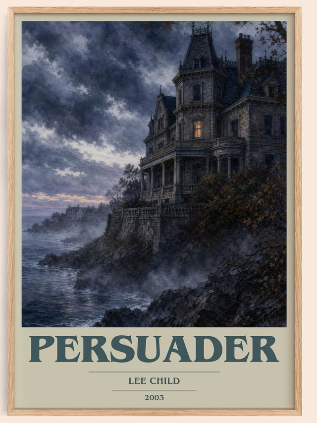 Persuader Book Cover Poster by Lee Child