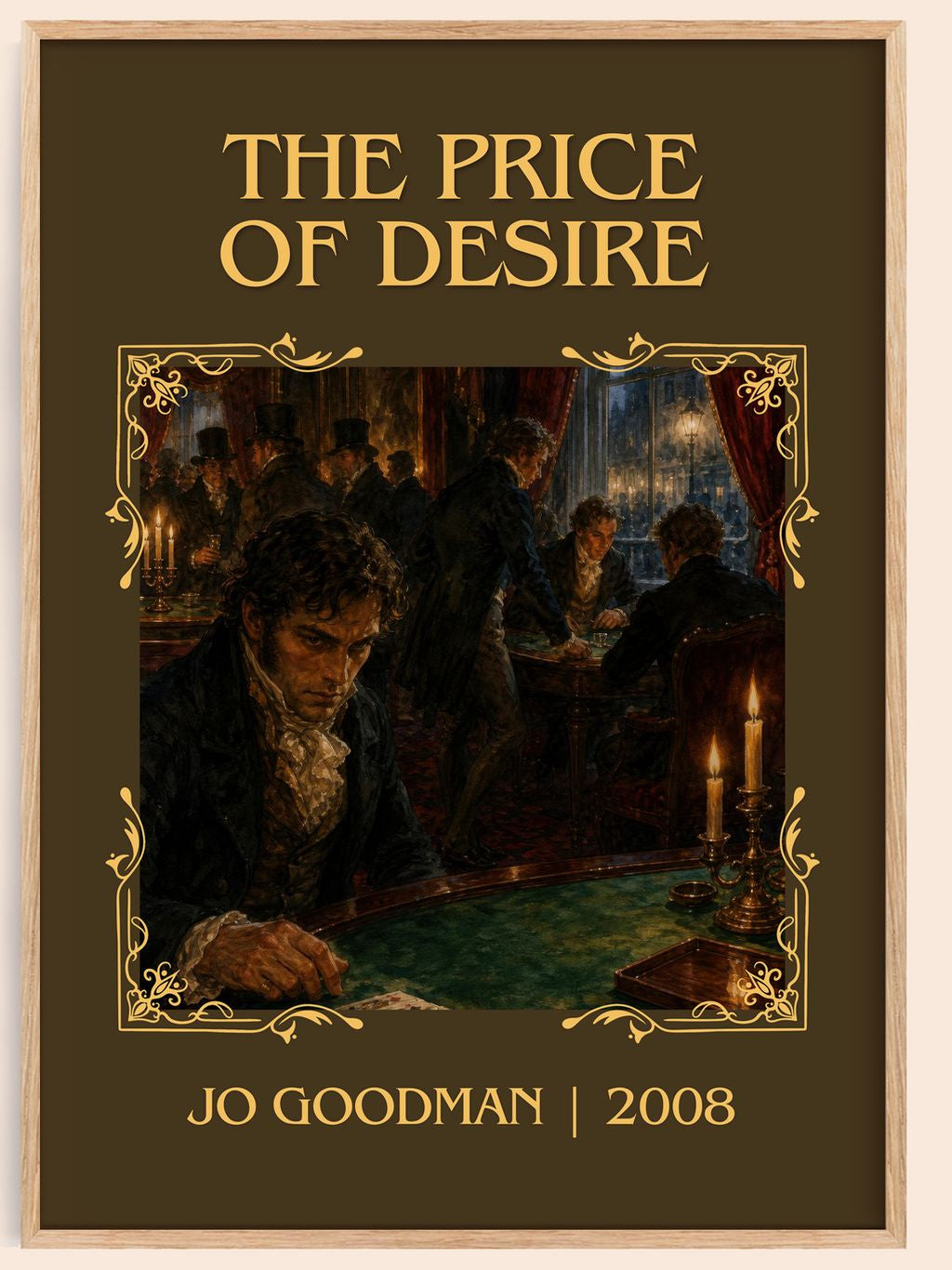 The Price of Desire Classic Book Art Print by Jo Goodman – book poster