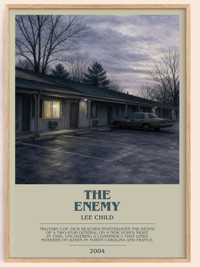 The Enemy Bookish Wall Art by Lee Child