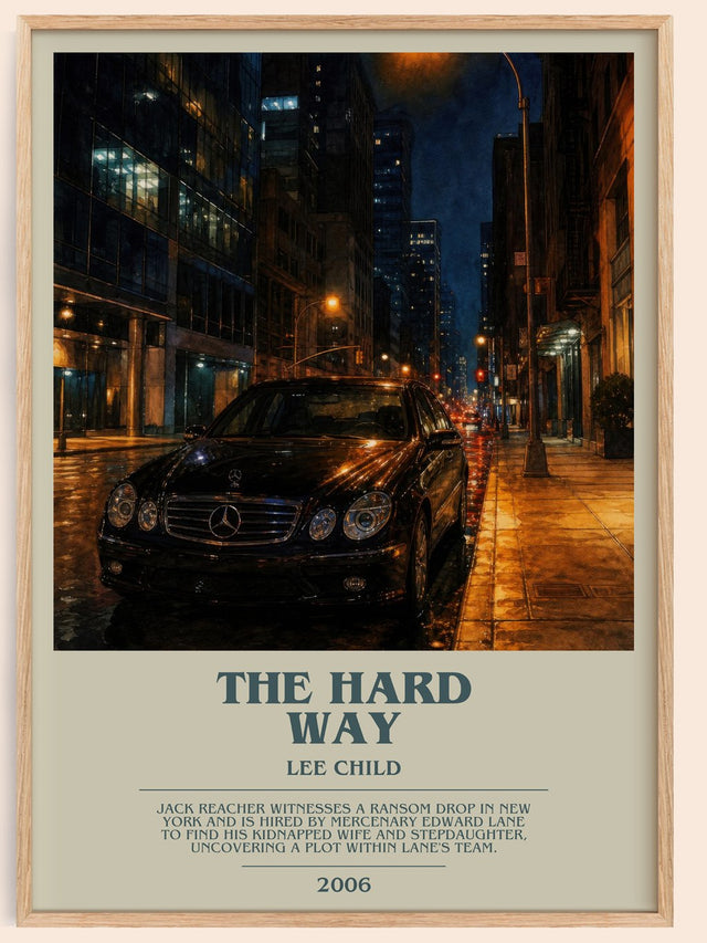 The Hard Way Bookish Wall Art by Lee Child