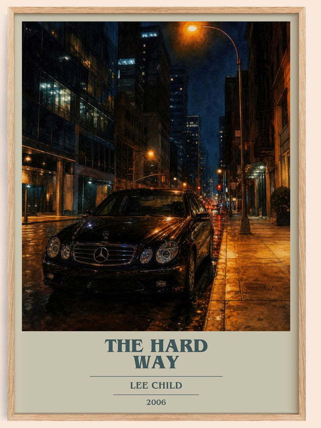 The Hard Way Book Cover Poster by Lee Child