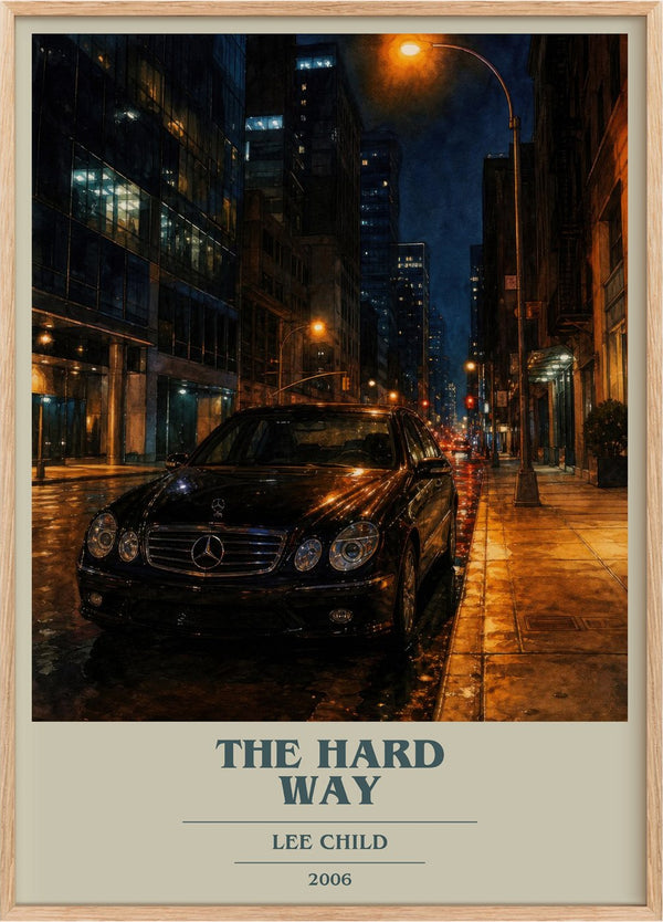 The Hard Way Book Cover Poster by Lee Child