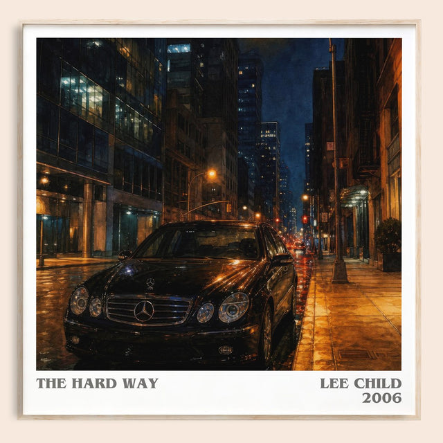The Hard Way Literary Art Print by Lee Child