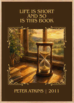 Life Is Short And So Is This Book Classic Book Art Print by P. Atkins