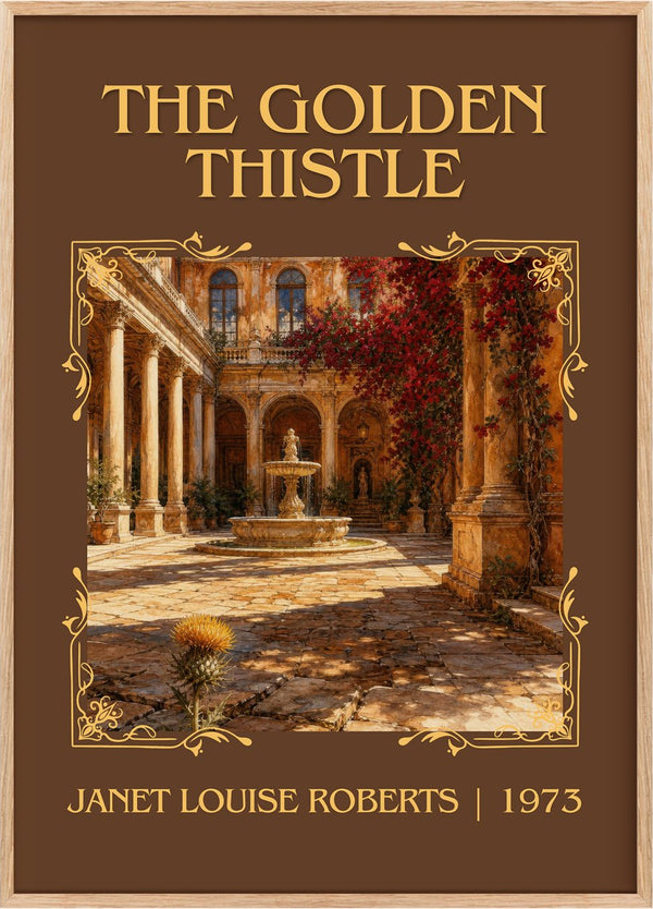 The Golden Thistle Classic Book Art Print by Janet Louise Roberts