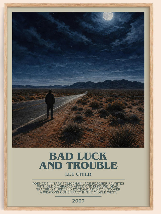 Bad Luck And Trouble Bookish Wall Art by Lee Child