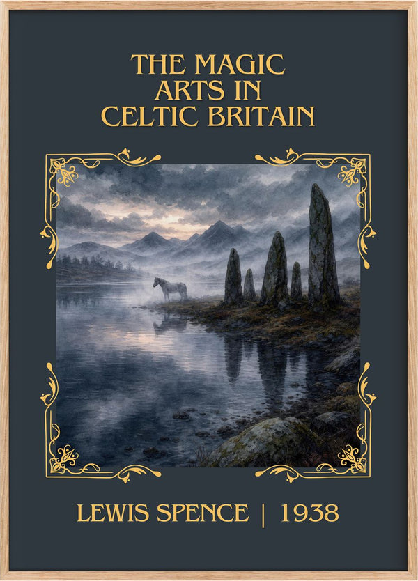 magic arts in Celtic Britain Classic Book Art Print by Lewis Spence