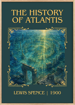 The history of Atlantis Classic Book Art Print by Lewis Spence