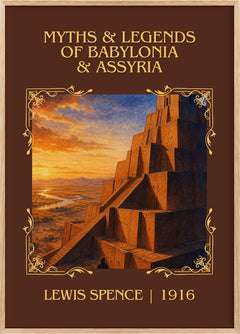 Myths & legends of Babylonia & Assyria Classic Book Art Print by Lewis Spence