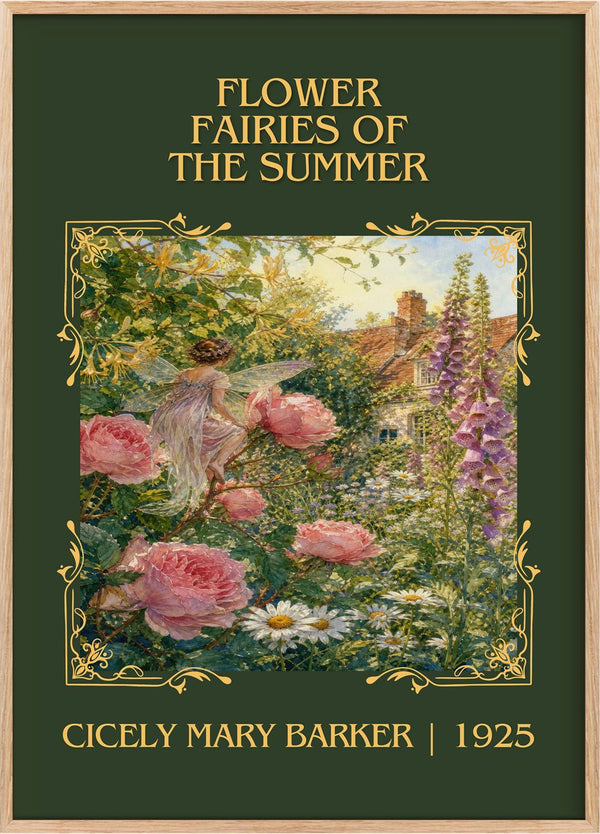 Flower Fairies of the Summer Classic Book Art Print by C. Barker