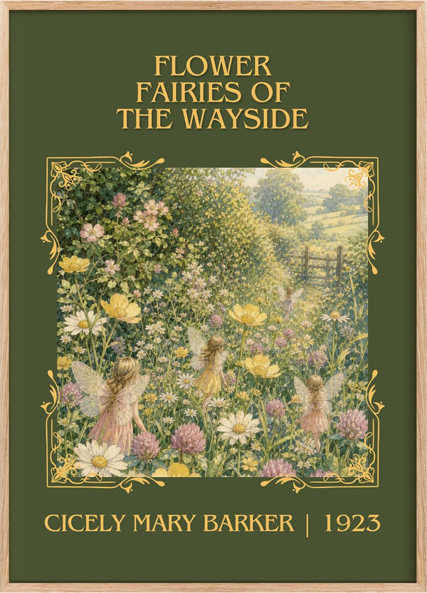 Flower Fairies of the Wayside Classic Book Art Print by Cicely Mary Barker