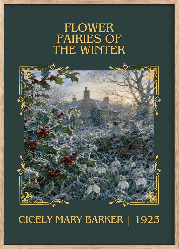 Flower Fairies of the Winter Classic Book Art Print by C. Barker