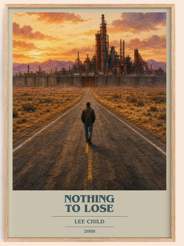 Nothing To Lose Book Cover Poster by Lee Child