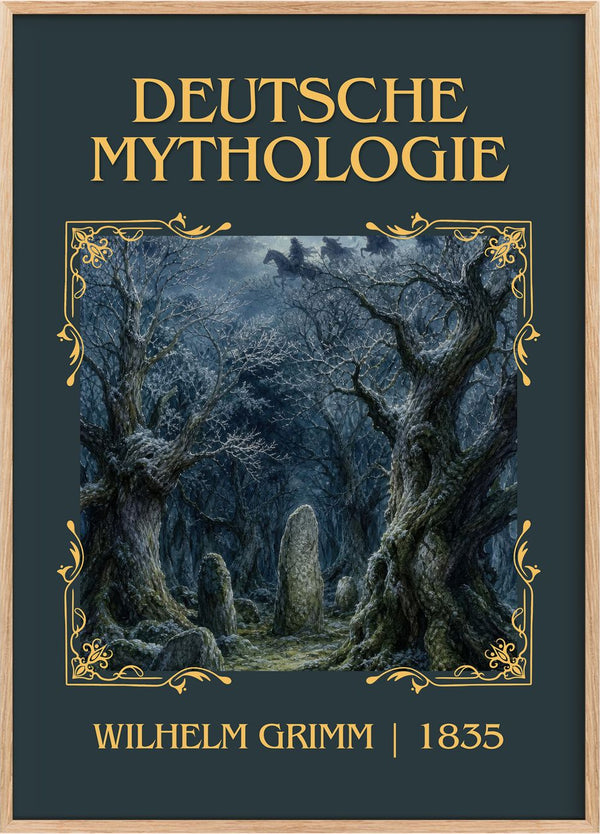 Deutsche mythologie Classic Book Art Print by Wilhelm Grimm