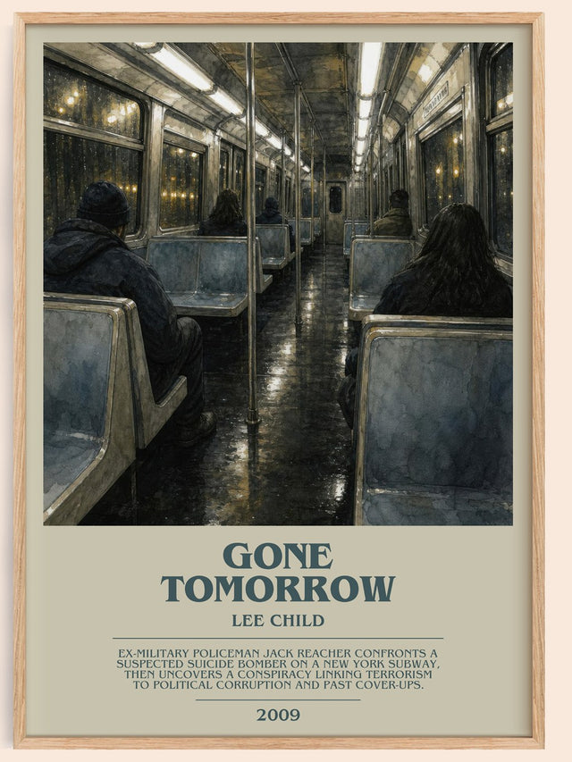 Gone Tomorrow Bookish Wall Art by Lee Child