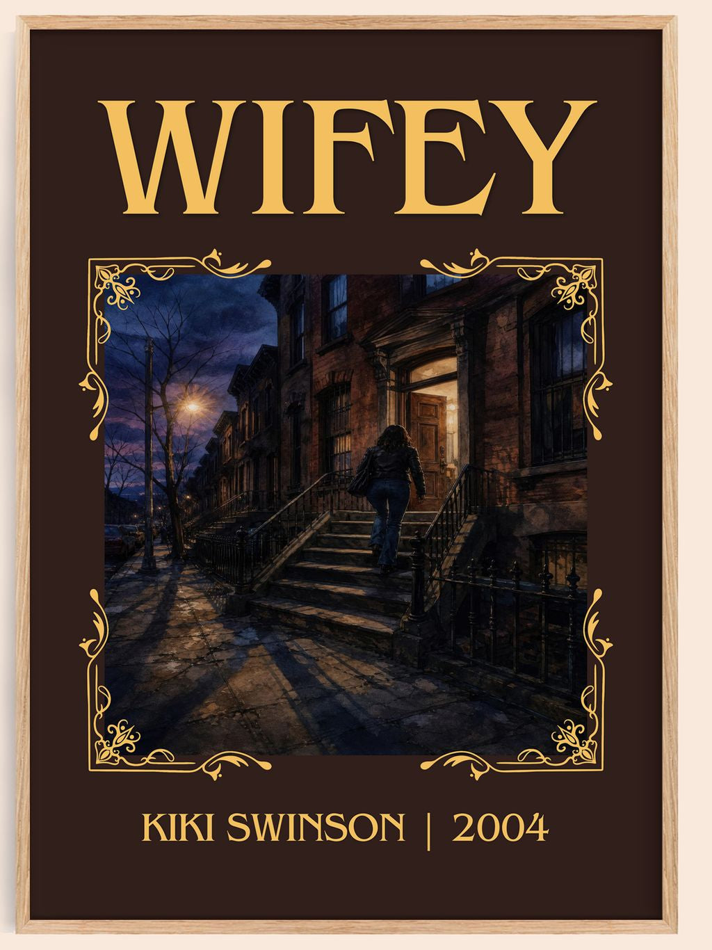 Wifey Classic Book Art Print by Kiki Swinson – book poster
