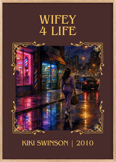 Wifey 4 life Classic Book Art Print by Kiki Swinson
