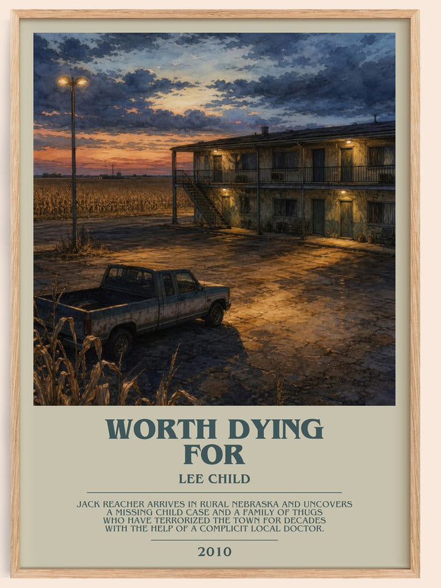 Worth Dying For Bookish Wall Art by Lee Child