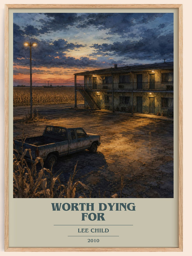 Worth Dying For Book Cover Poster by Lee Child