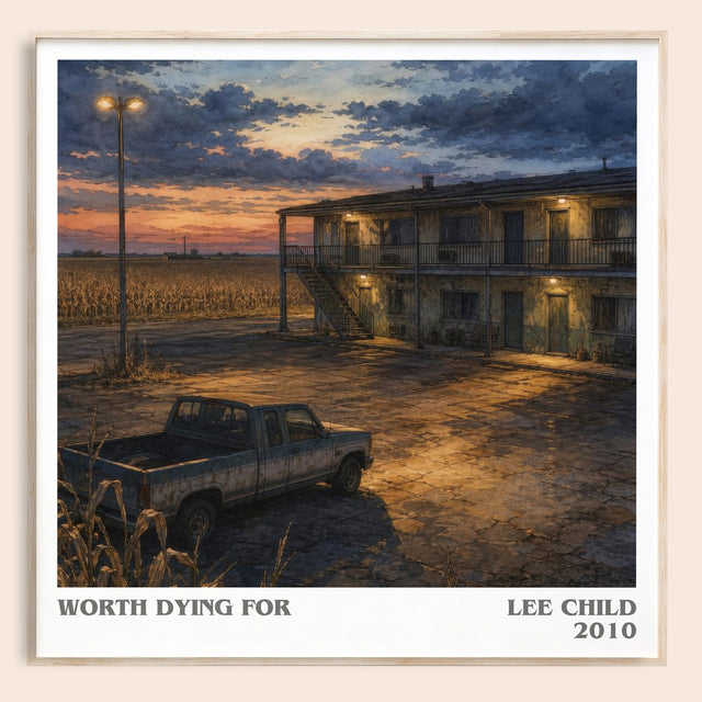 Worth Dying For Literary Art Print by Lee Child