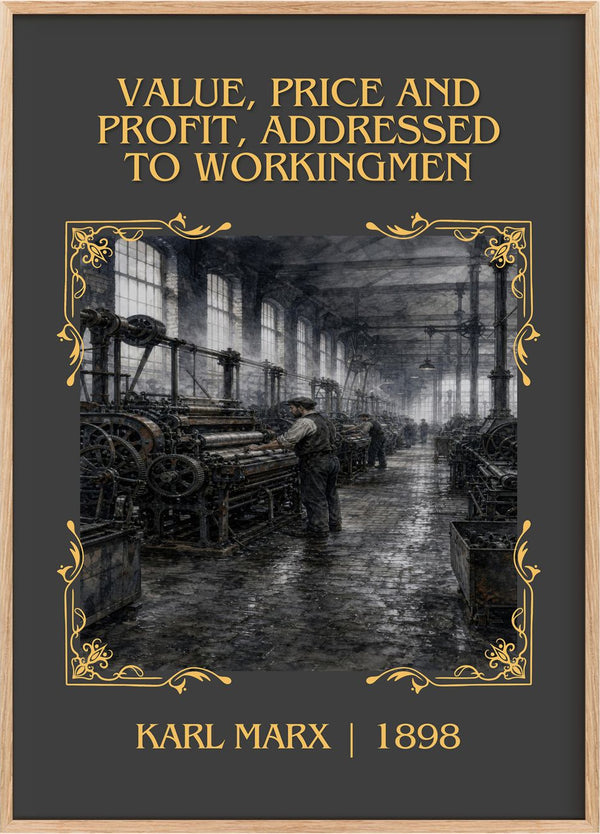 Value, price and profit, addressed to workingmen Classic Book Art Print by Karl Marx