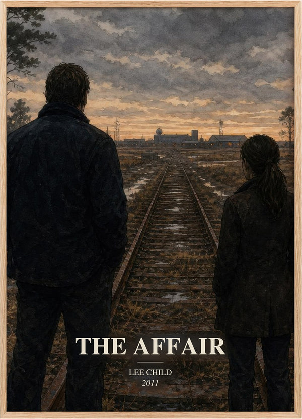 The Affair Book Watercolour Illustration by Lee Child