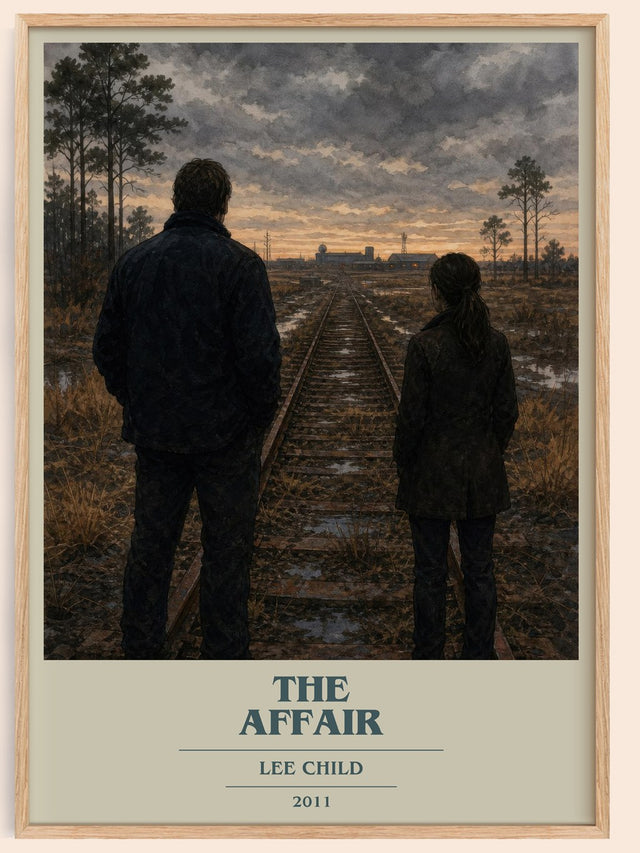 The Affair Book Cover Poster by Lee Child