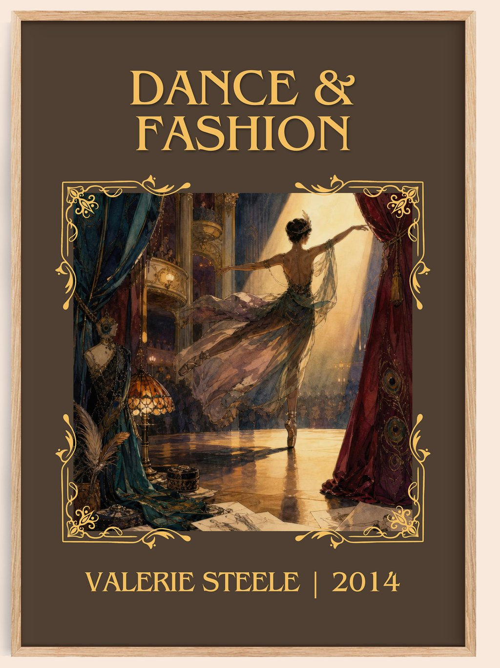 Dance & fashion Classic Book Art Print by Valerie Steele – book poster