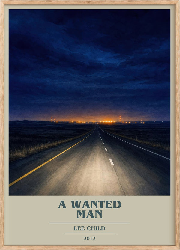 A Wanted Man Book Cover Poster by Lee Child