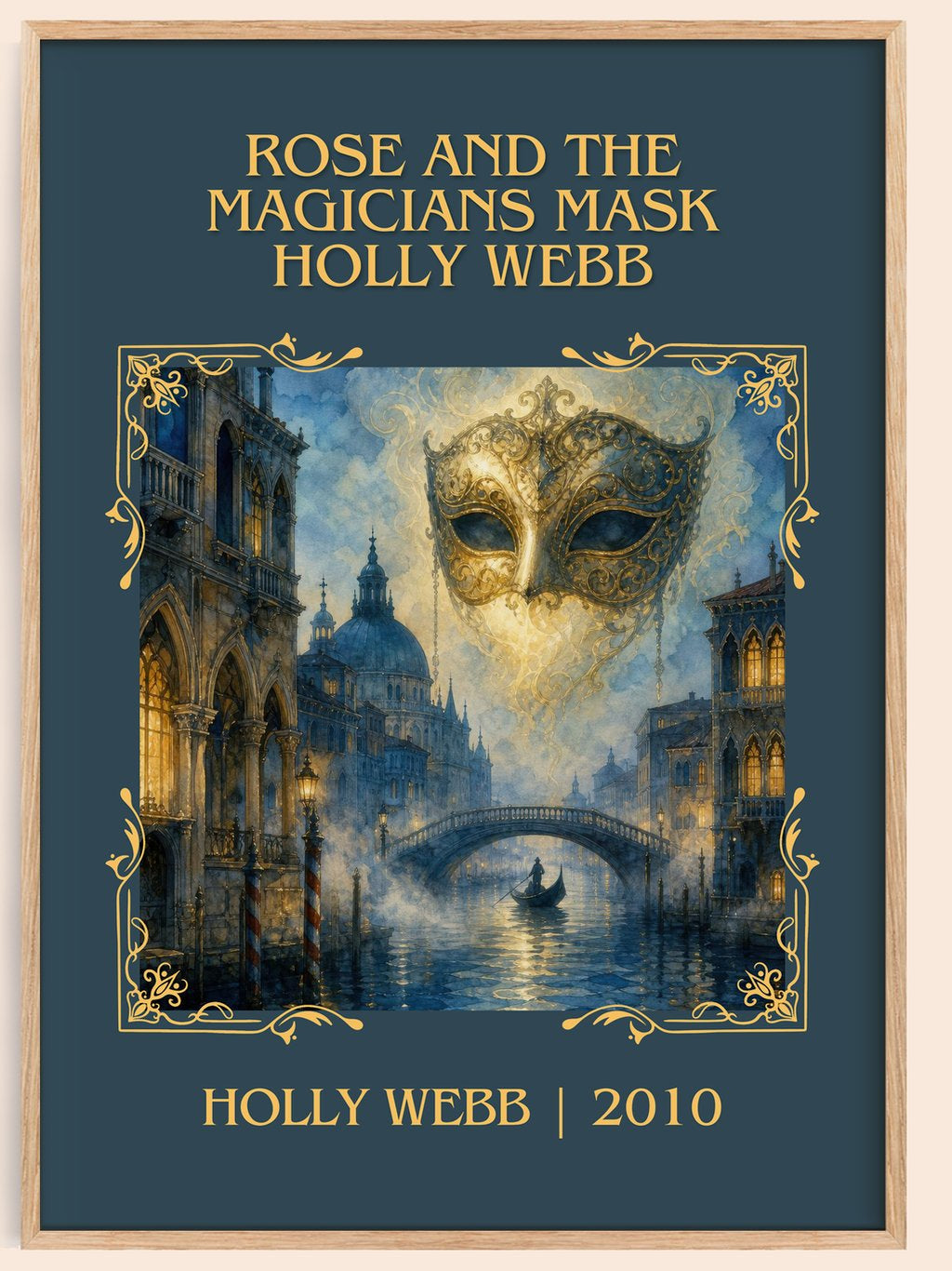 Rose and the Magicians Mask Holly Webb Classic Book Art Print by Holly Webb – book poster