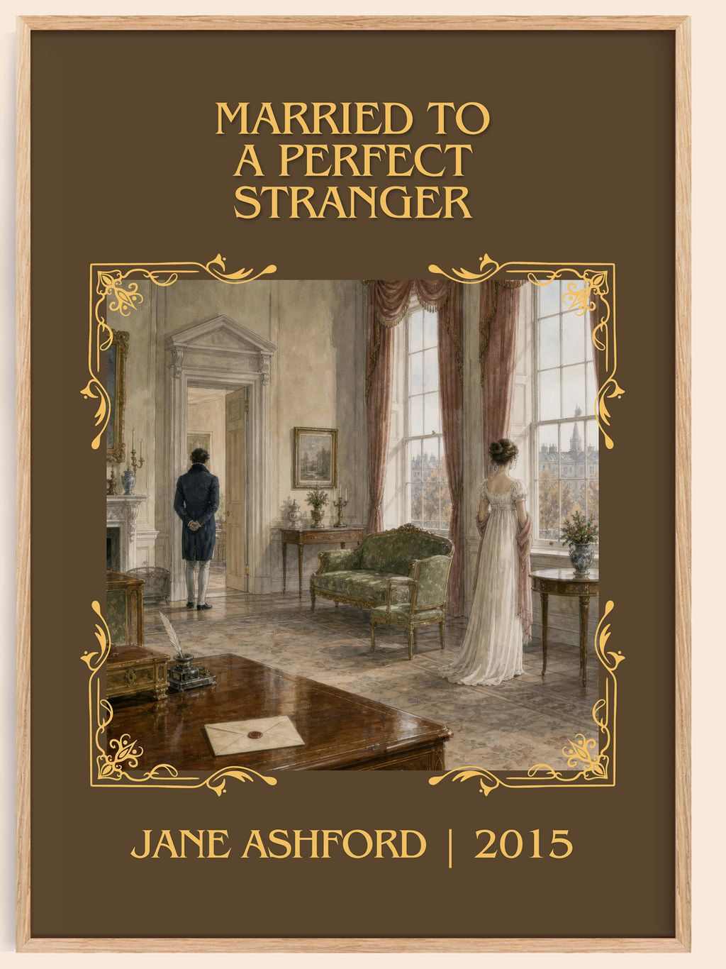 Married to a Perfect Stranger Classic Book Art Print by Jane Ashford – book poster