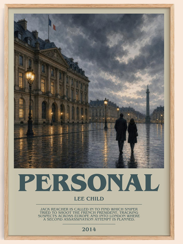 Personal Bookish Wall Art by Lee Child