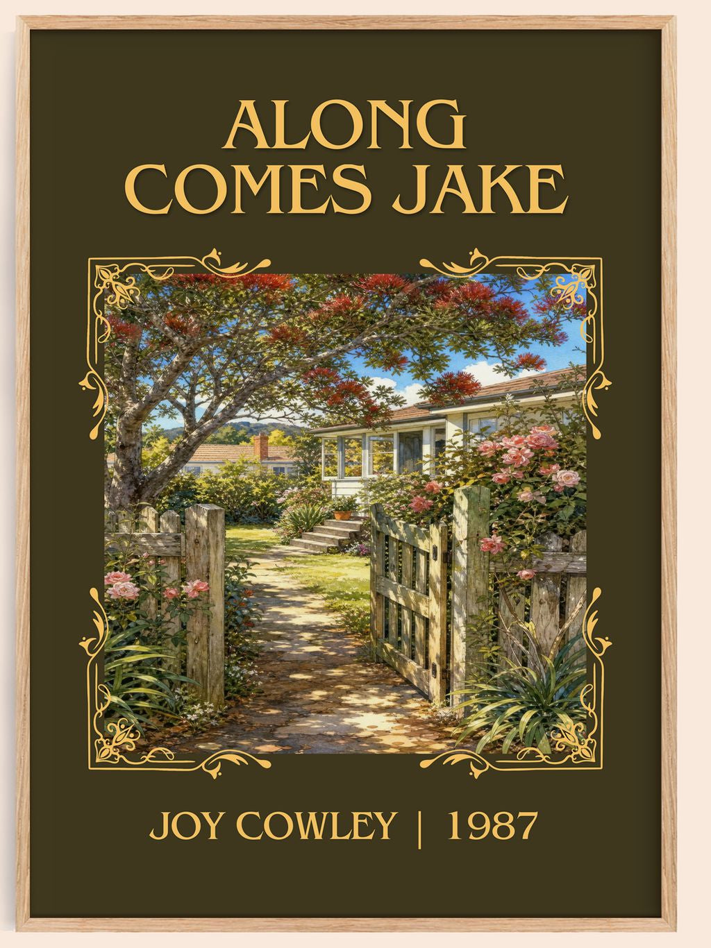 Along comes Jake Classic Book Art Print by Joy Cowley – book poster