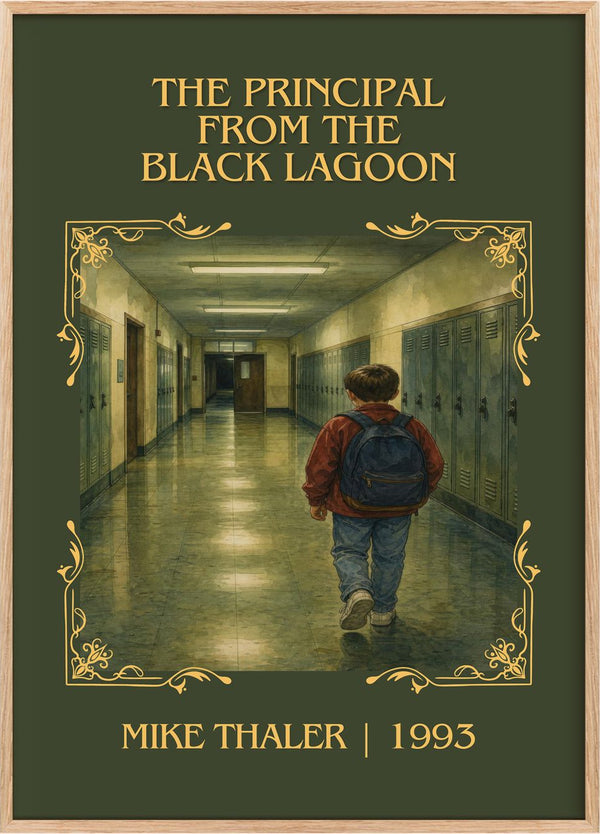 Principal From the Black Lagoon Classic Book Art Print by Mike Thaler