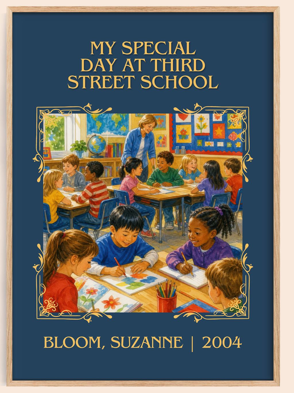 My Special Day at Third Street School Classic Book Art Print by Bloom, Suzanne – book poster