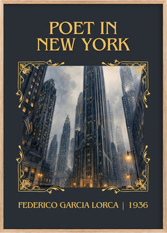 Poet in New York Classic Book Art Print by Federico García Lorca